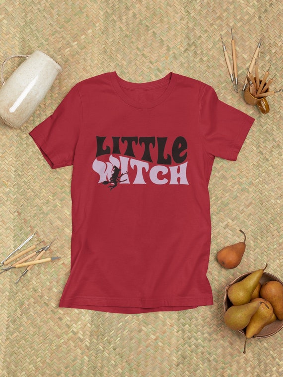 Little Witch Halloween Shirt, Fall Shirt, Vintage Halloween Shirt, Trending T-shirt, Cute Halloween T-shirt, Spooky Witch Shirt, Halloween