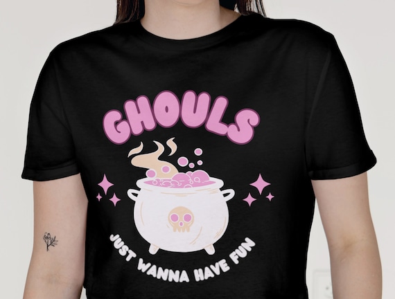 Halloween Shirt, Ghouls Just Wanna Have Fun T shirt, Halloween Vintage Shirt, Halloween Retro Shirt, Cute Ghouls Halloween Shirt,Fall Season