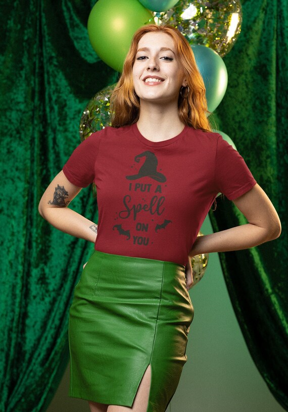 Halloween Shirt, Witch Shirt, I put a spell on you shirt, Fall Shirt, Retro Fall Shirt