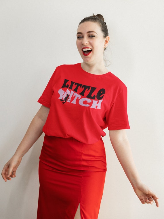 Little Witch Halloween Shirt, Fall Shirt, Vintage Halloween Shirt, Trending T-shirt, Cute Halloween T-shirt, Spooky Witch Shirt, Halloween