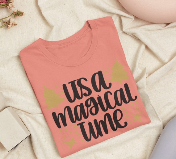 It's a Magical Time Shirt, Christmas Shirt, Gold Shirt, Gift Shirt, Unisex Christmas Shirt, Magic Shirt, Christmas Tshirt