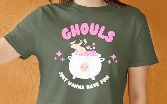Halloween Shirt, Ghouls Just Wanna Have Fun T shirt, Halloween Vintage Shirt, Halloween Retro Shirt, Cute Ghouls Halloween Shirt,Fall Season