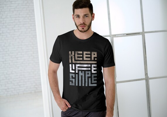 Keep Life Simple Shirt Unisex Trendy T-shirt, Simple Life Shirt, Simple Living Shirt, Trendy Tees, Gift for Her, Christmas Gift for Him