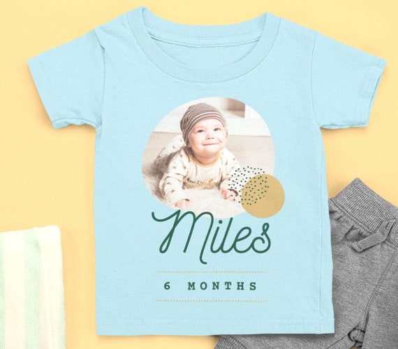 Personalized Baby shirt, Custom Baby Photo Shirt, Baby Shower Gift, Birthday Boy or Girl Custom Infant Shirt, Picture T-shirt, Holiday Gift