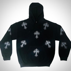 Y2K cross hoodie