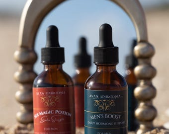 Men’s Testosterone Boost & Prostate Health • Daily Tinctures • Libido Enhancing • Hormone Balancing • Organic