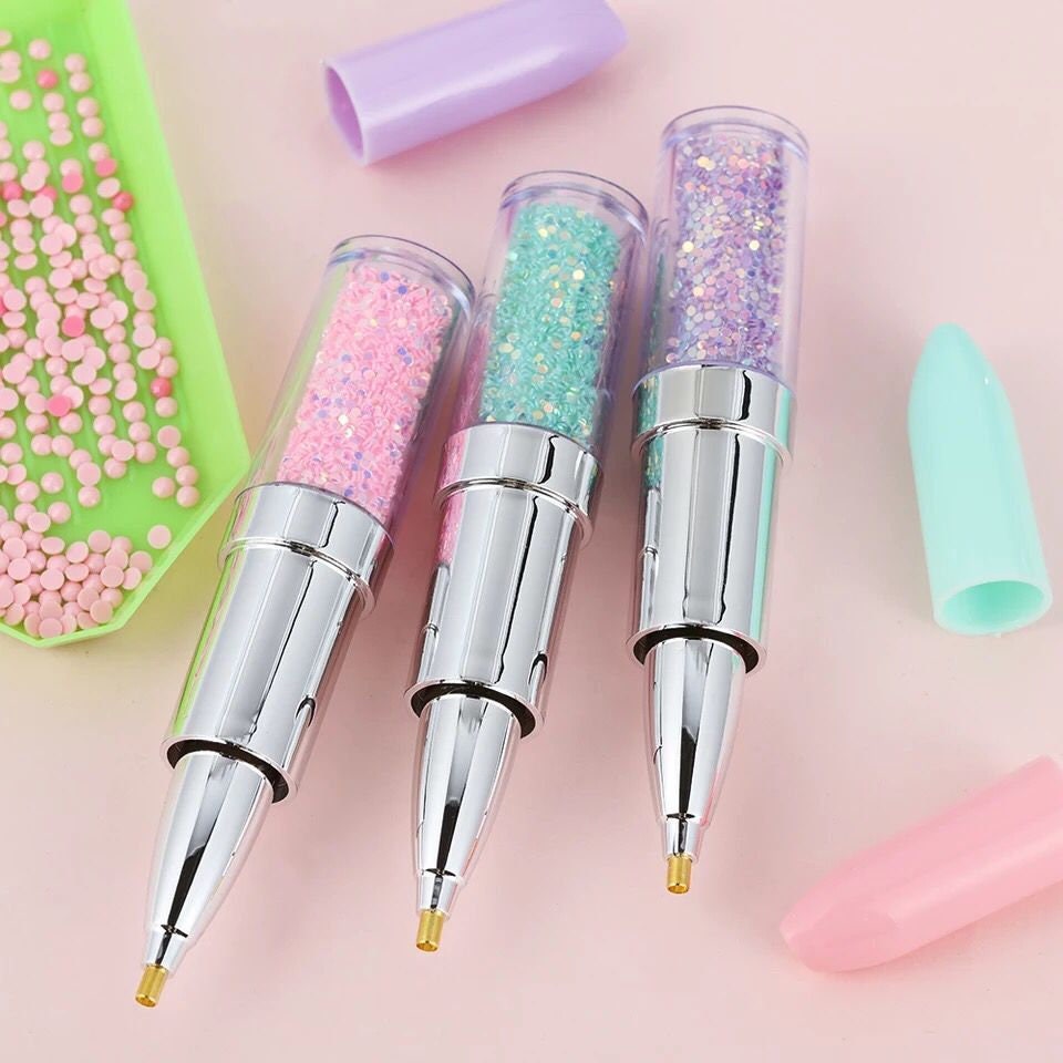 Diamond Painting Pens Diamond Art Pen Drill Pen for 5D Diamond Painting  Tools With Wax and Tips 
