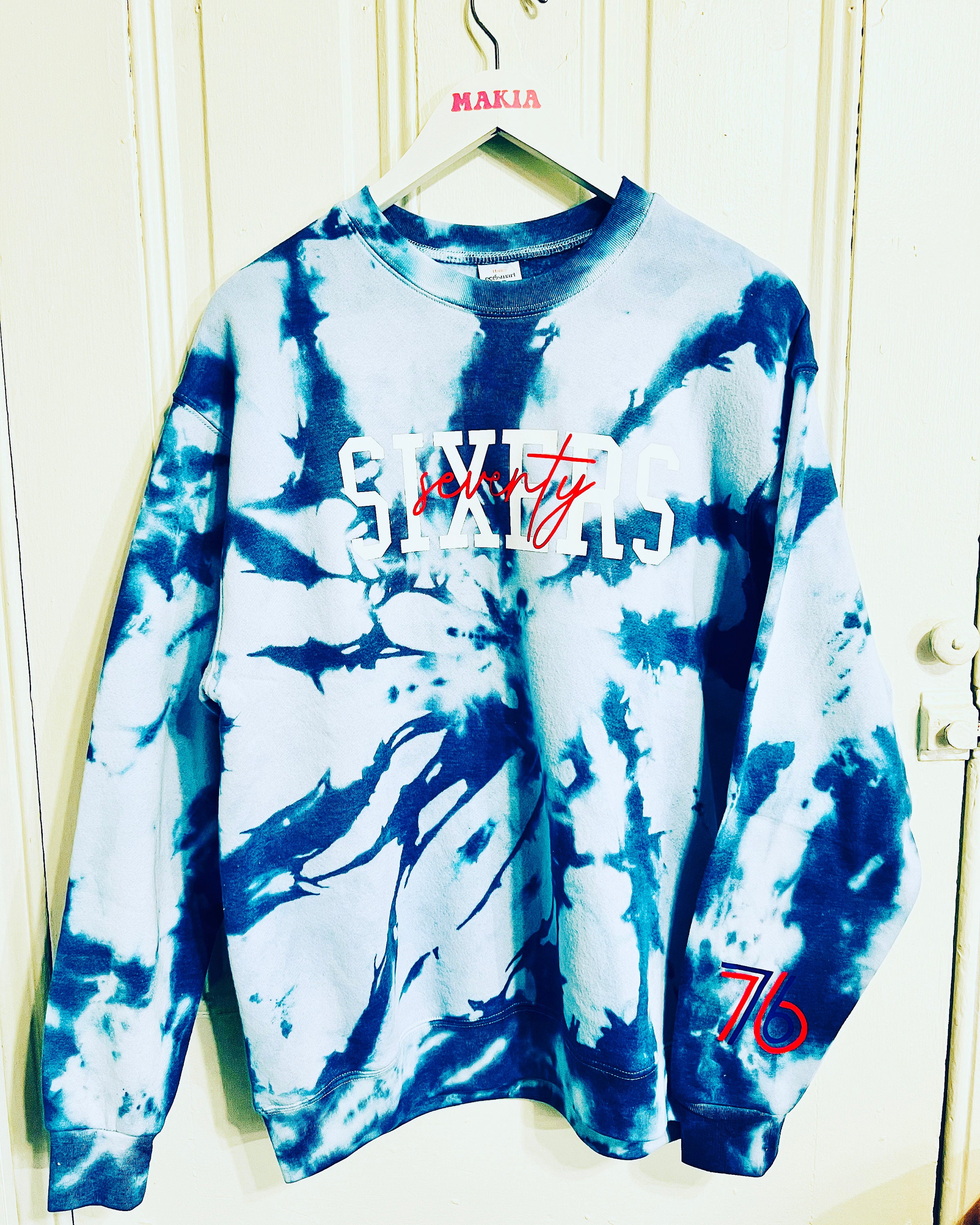 Philadelphia 76ers Youth Tie Dye Hoodie