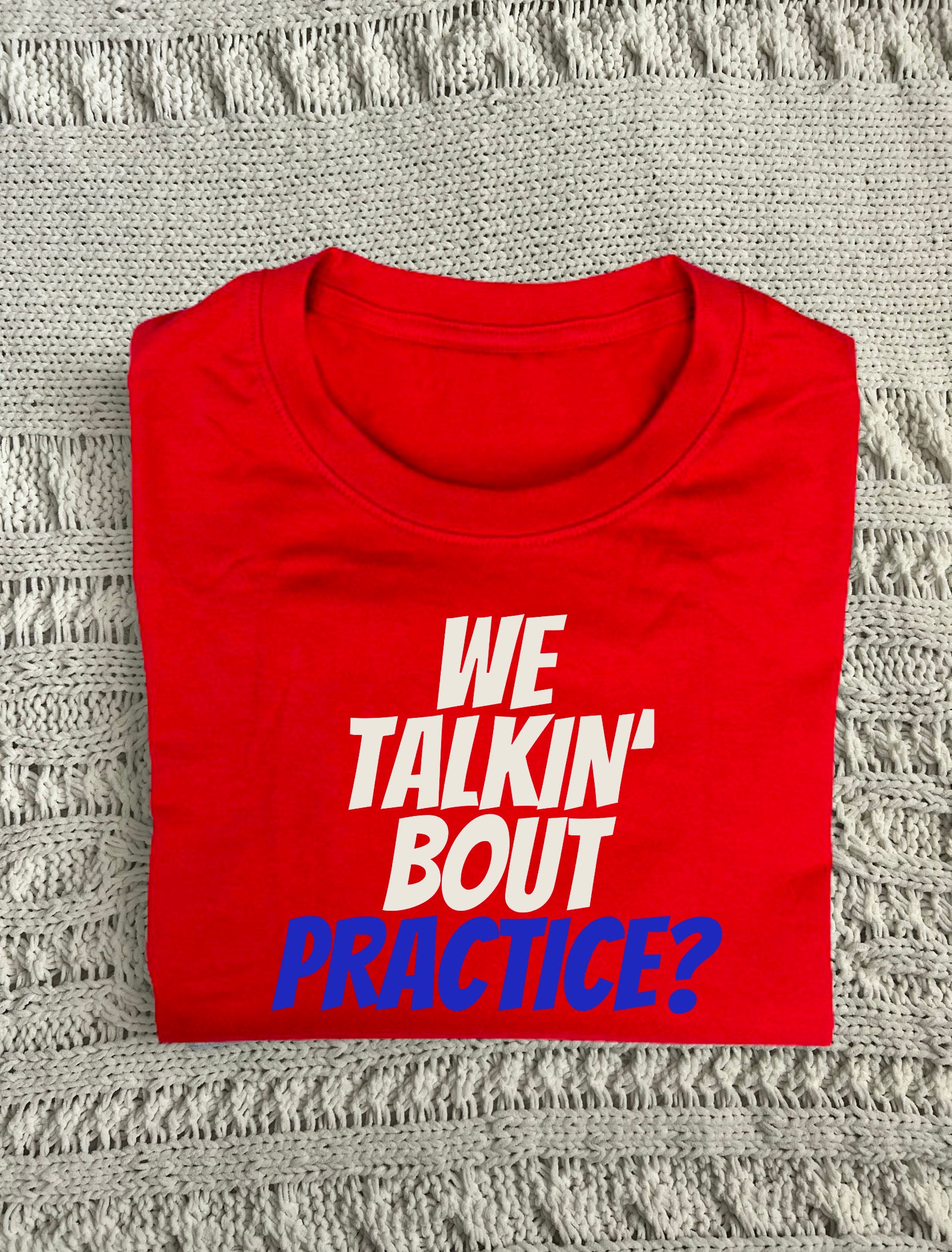 We Talkin' Bout Practice? T-Shirt, Philadelphia 76ers Sixers Allen Iverson Inspired