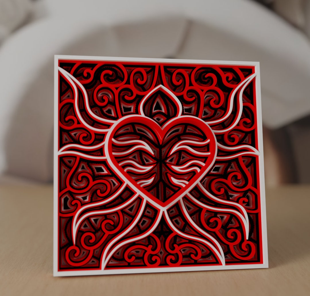 3D Laser Cut Wall Art Mandala SVG Files for Glowforge Laser Cut, Cricut ...