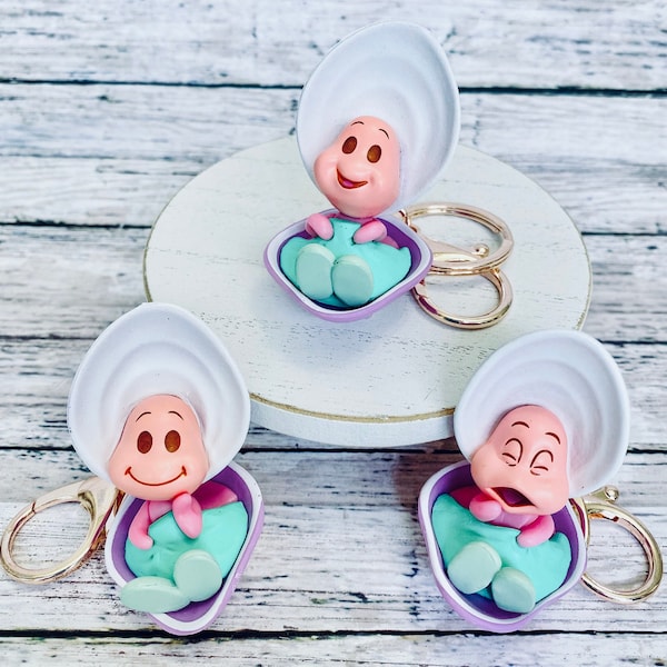 Alice In Wonderland Inspired “Baby Oysters” Keychain | Disney Inspired Keychain | Disney Accessories