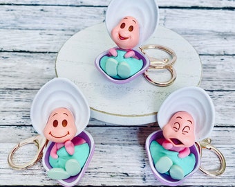 Alice In Wonderland Inspired “Baby Oysters” Keychain | Disney Inspired Keychain | Disney Accessories