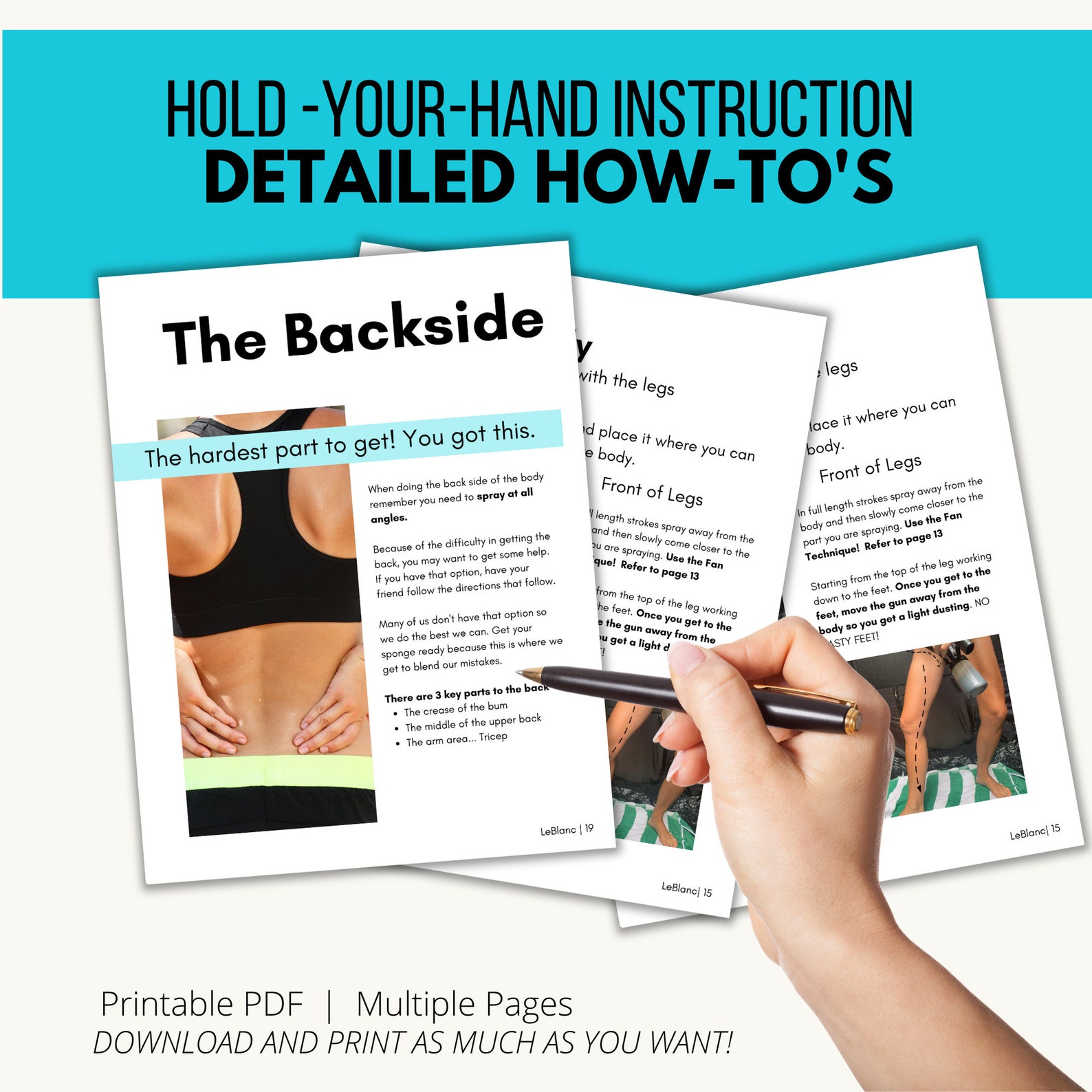 DIY Spray Tan Guide: Home Airbrush Tanning Ebook, Professional Tips