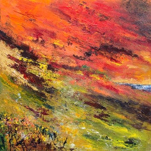 Coast Path original oil painting