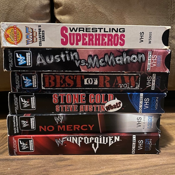 Choose One - Wrestling VHS tapes