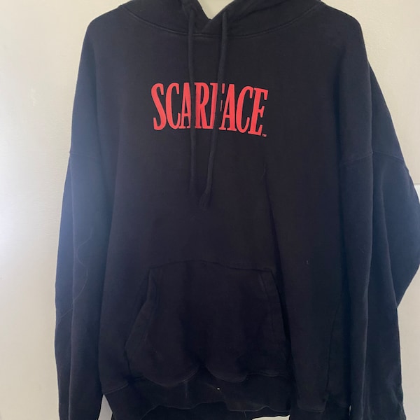 Scar face hoodie size large