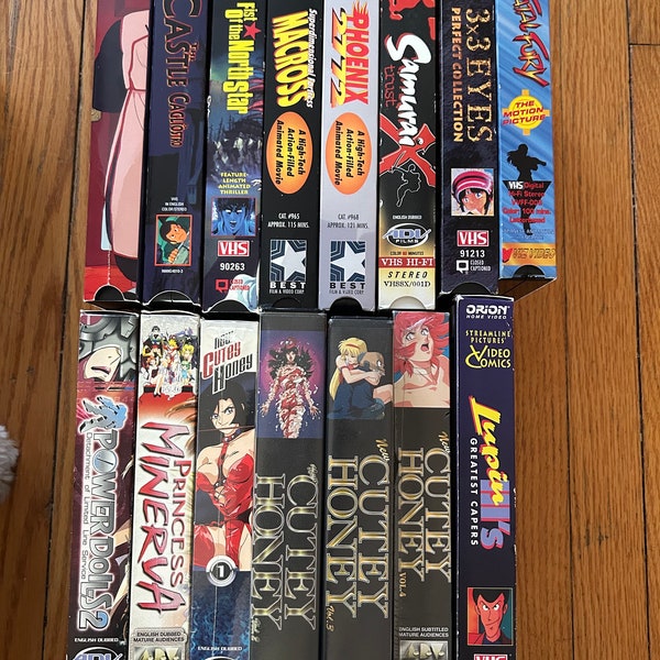 ANIME VHS tapes