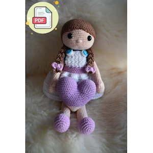 Virkmönster PDF dockan Isa svenska (se) - Crochet pattern PDF the Isa doll (se)