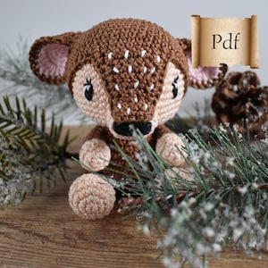 Belle the deer crochet pattern (US)