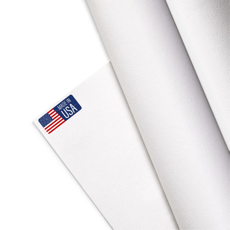 Marine Vinyl Fabric, Upholstery Faux Leather, Outdoor Boat Automotive, DIY and Crafting Pleather - Cut by The Yard Vit