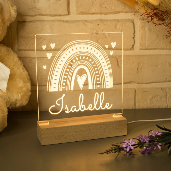 presents 90 year old lady 2 year old girl gift, Personalized nightlight, Nursery night light for new baby, Baby shower gift, Personalized night light for child,