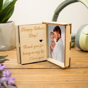 Music gift for dad, handmade music box with custom recording, Anniversary gift for father, Any song music box for music lover