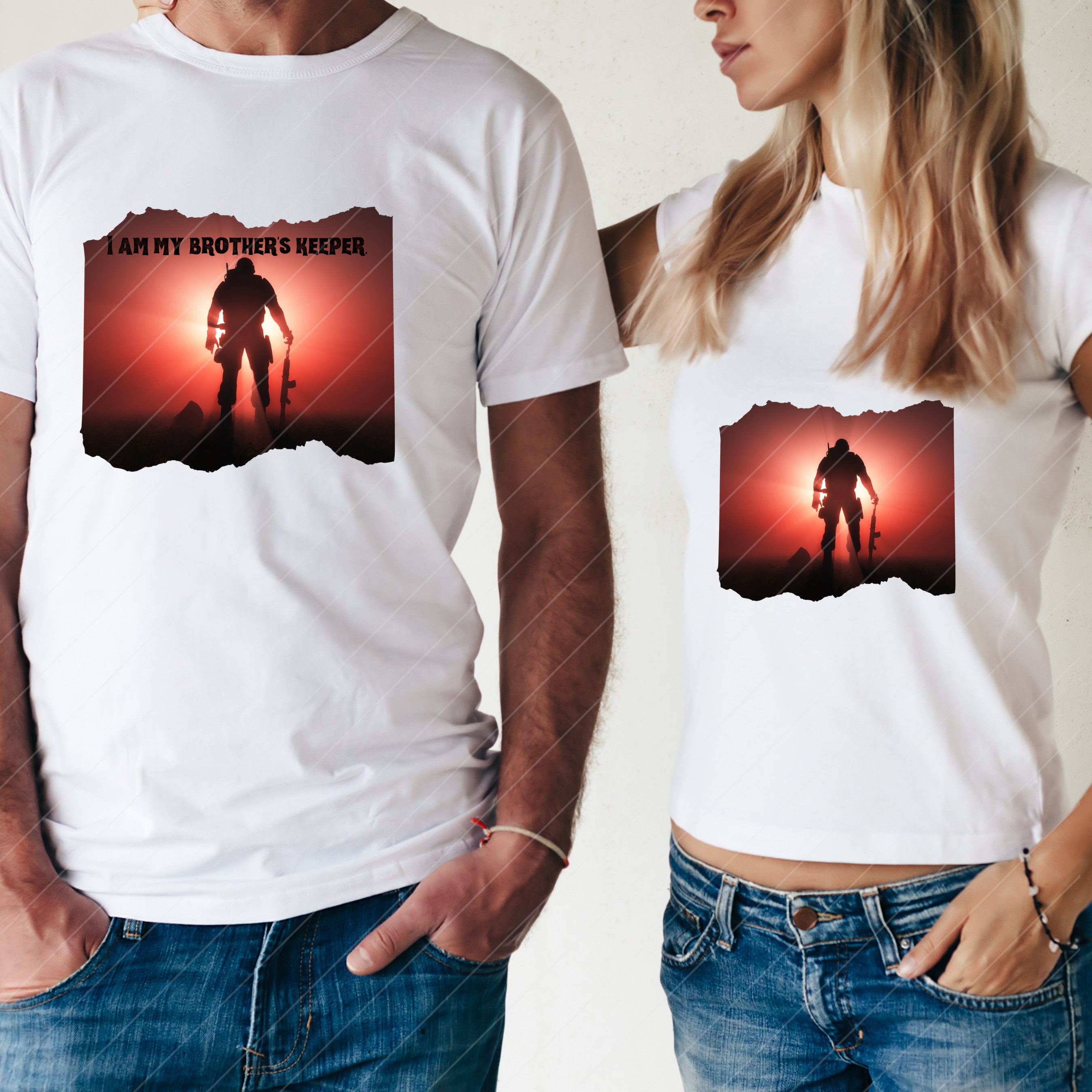 Soldier PNG Download I Am My Brother's Keeper Design Etsy