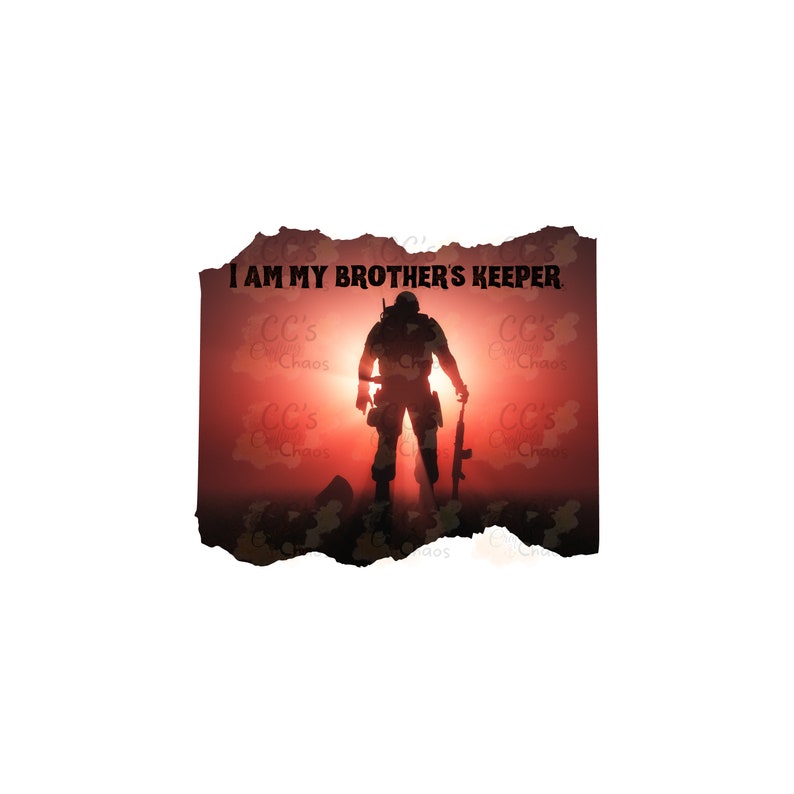 Soldier PNG Download, I Am My Brother's Keeper Design, Patriotic File ...