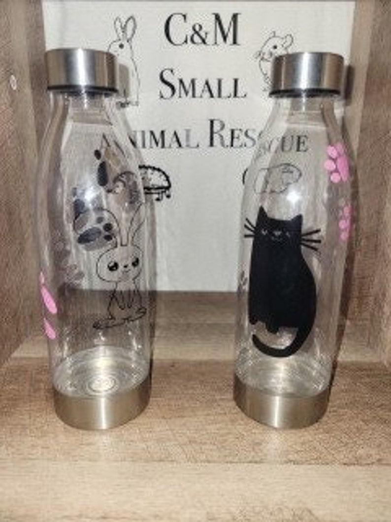 Animal Print Water Bottles - Etsy