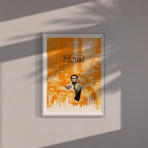 The Wolf of Wall Street - Money Never Sleeps Movie Poster, The Wolf of Wall Street Poster Wall Decor, Movie Posters, Cult Movies