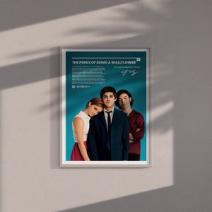 The Perks of Being a Wallflower Poster, Unique Poster for Film Enthusiasts, Old posters, Cult Movie Posters, iconic movie poster,