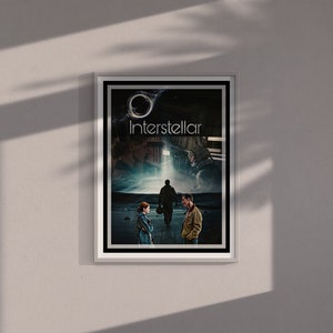 Lost in Space Movie Poster, Interstellar Movie Poster Wall Decor, Cult Movies, Space Posters, Sci Fi Posters, Christopher Nolan Films Poster