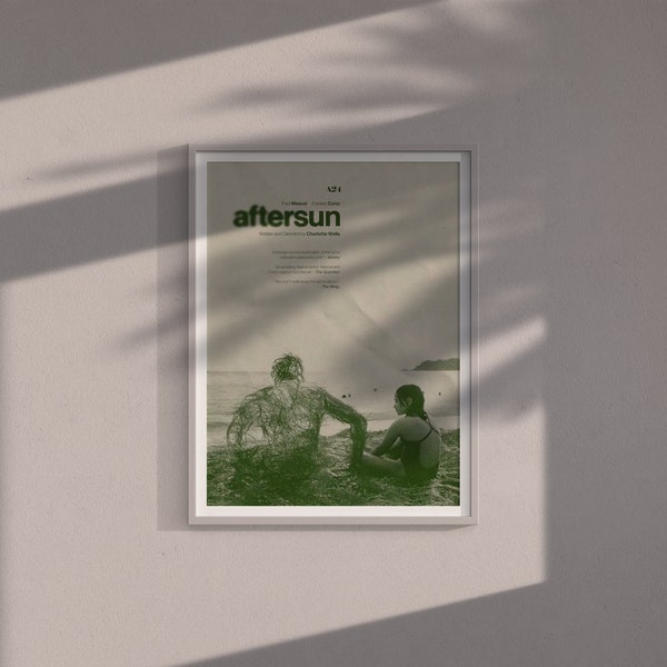 Aftersun  Movie Poster, Aftersun Movie Poster Wall Decor, Cult Movies, Paul Mescal posters, Charlotte Wells films, Drama films Poster