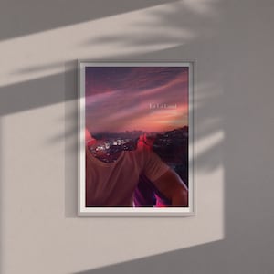 Póster de La La Land: una película romántica musical, póster de La La Land para decoración de pared, pósteres de películas, películas de culto, una carta de amor a la ciudad de los sueños.