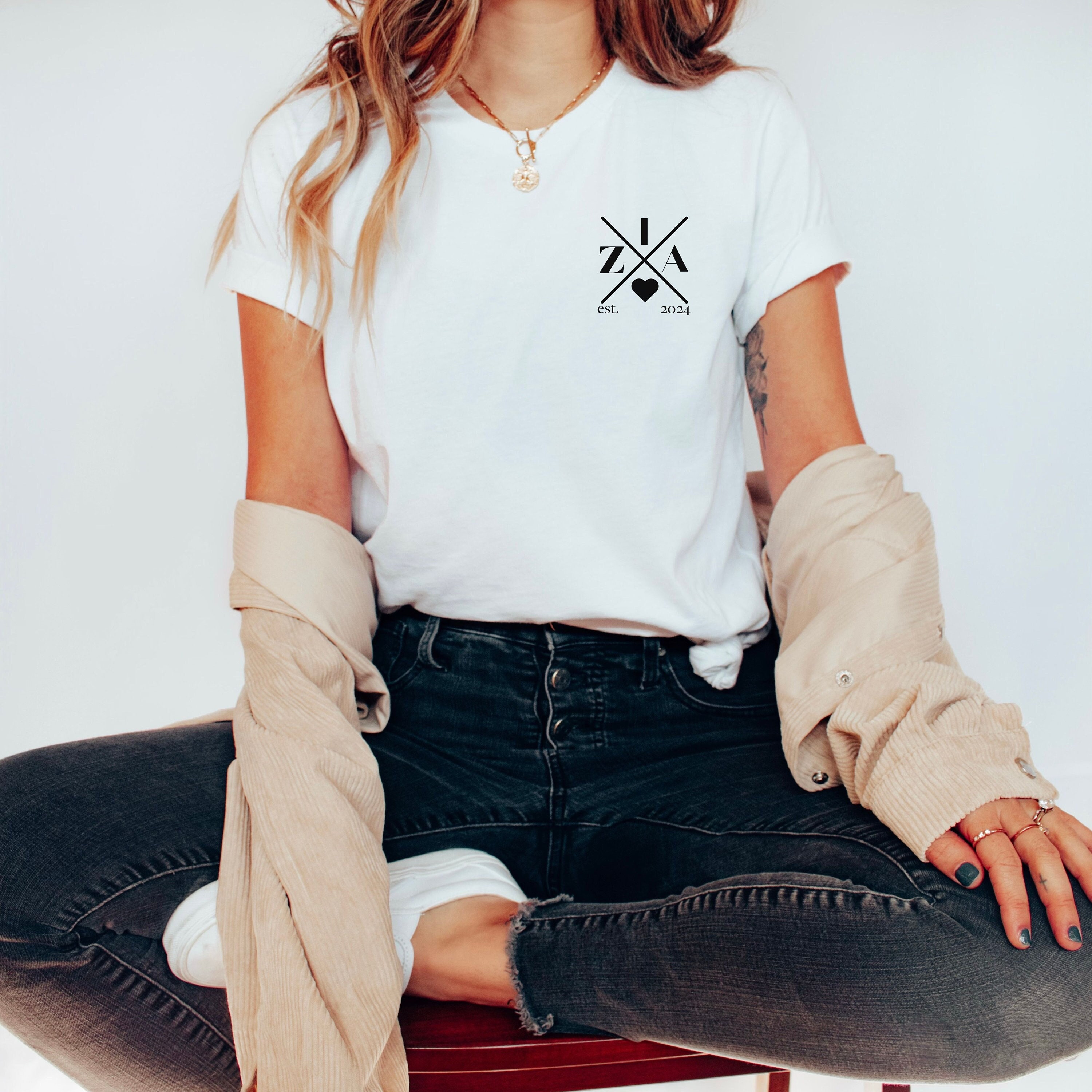 Personalized Zia Tshirt, Zia Shirt Gift for Auntie, Zia Shirt for