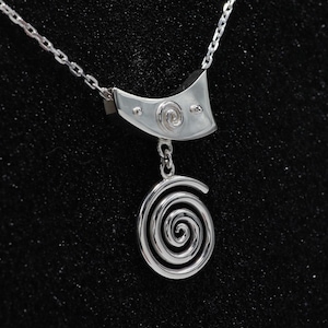Handcrafted Sterling Silver Celtic Spiral Pendant (one only)