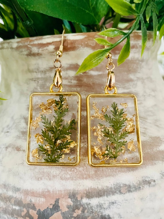 Wildflower Boutique Signature Rectangle Turqoise and Gold Etsy