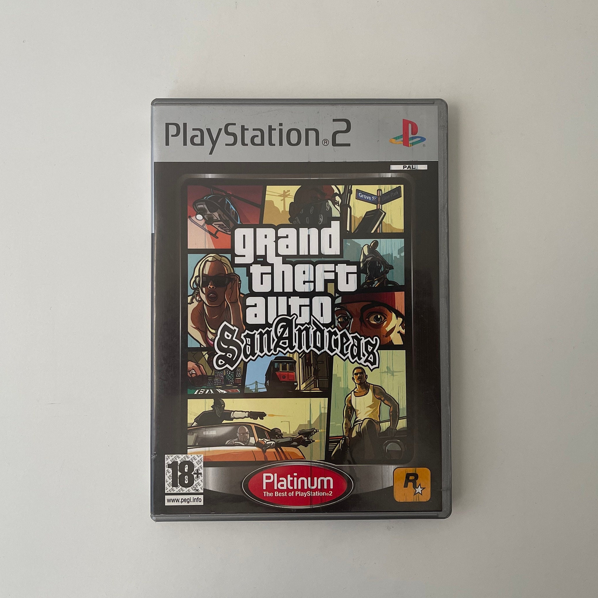 Grand Theft Auto San Andreas PlayStation 2 PS2 Memory Card