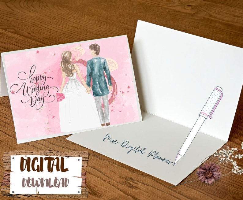 Printable Wedding Card Instant - Il 794xN.4071601181 Ef87 
