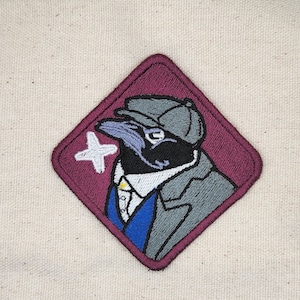 Iron On Patch - Sew On Patch - Crow - Peaky Blinders - DIY Patches - Heat on Patch - Embroidered