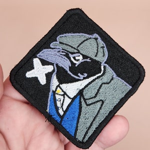 Iron On Patch - Sew On Patch - Crow - Peaky Blinders - DIY Patches - Heat on Patch - Embroidered