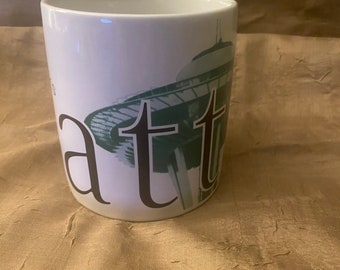 Vintage Starbucks Seattle City Mug