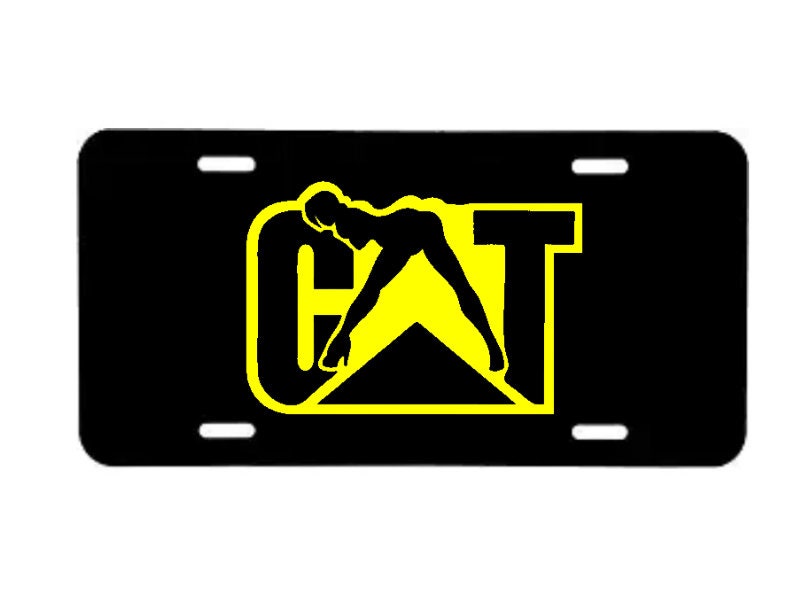 Cat A License Plate Etsy