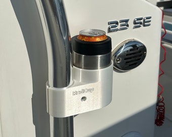 DOCK-LIFE Boat Cup Holder attaches to center console canopy 1 7/8" tubing