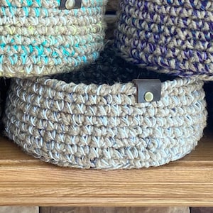dMichele handmade baskets,gift baskets,colorful baskets,home decor,round baskets, fruit basket, makeup baskets,small baskets, storage basket
