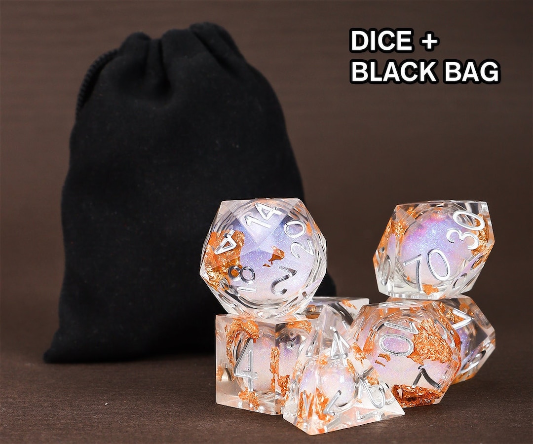 Resin Liquid Core Dice Set Liquid Core Dice for Role Playing Etsy
