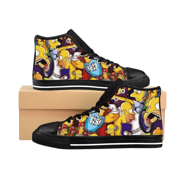custom simpsons shoes