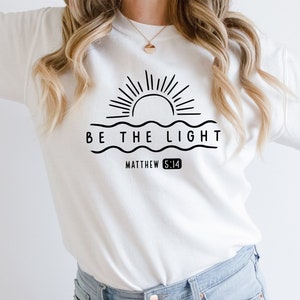 Be The Light SVG, Matthew 5:14 svg,Inspirational svg,Scripture svg,Light Bulb svg,Believe svg,Religious svg,Bible Verse svg,Faith svg,Cricut