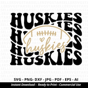 Huskies Football SVG PNG, Huskies svg,Stacked Huskies svg,Huskies Mascot svg,Huskies Cheer svg,Huskies Mom svg,Huskies Shirt svg,Huskies PNG