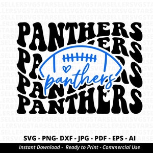 Panthers Football SVG PNG, Panthers svg,Stacked Panthers svg,Panthers Mascot svg,Panthers Mom svg,Panthers Shirt svg,Panthers PNG,Cricut